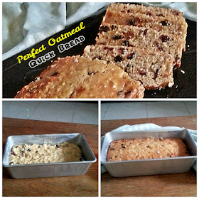 Perfect Oatmeal Quick Bread Recipe @ treatntrick.blogspot.com