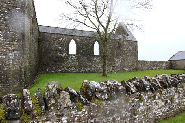 Aghaboe Abbey side view