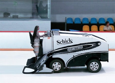 Gillette Razor Zamboni Ad Campaign Seen On www.coolpicturegallery.net