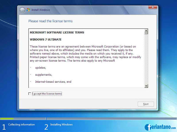 Cara Install Ulang Windows 7 Lengkap Dengan Gambar - Feriantano.com