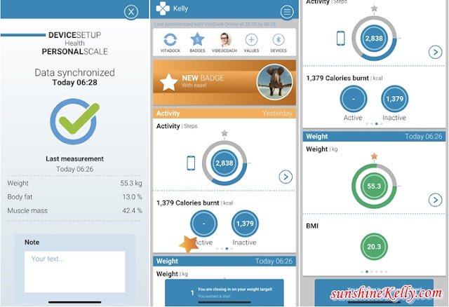 Medisana, BS 430 Connect, Body Analysis Scale, Fitness Review, VitaDock+ app, Fitness App, Body Scale Review