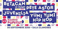 Madrid Popfest 2016, confirmaciones
