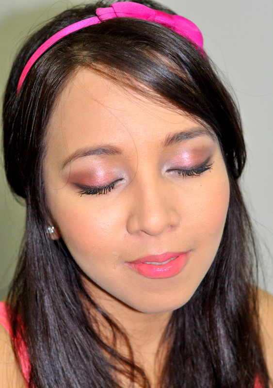 pink eyeshadow for brown eyes. Pink eyeshadow