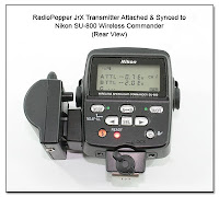 RadioPopper JrX Attached to SU-800 (Rear View)