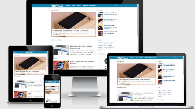 VioMagz v.4.3.0 template blogger