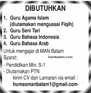 Lowongan Kerja Guru Agama Islam dan Bahasa Indonesia