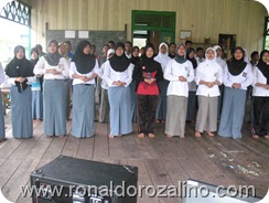 Proses Latihan Perpisahan kelas XII IPA di SMAN Pintar Kuansing 6