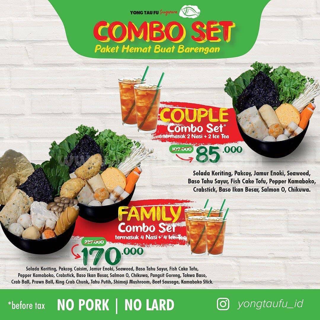 YONG TAU FU COMBO SET – harga spesial paket COUPLE & FAMILY mulai Rp. 85.000