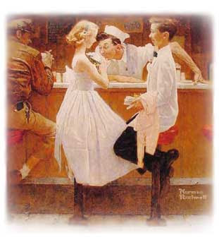 After the Prom by Norman Rockwell