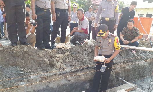 Kapolres Kep. Selayar, letakkan Batu Pertama Gedung Utama Polres