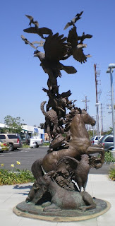 Sculpture at West Valley Animal Care Center, photo by Rosemary West © 2009