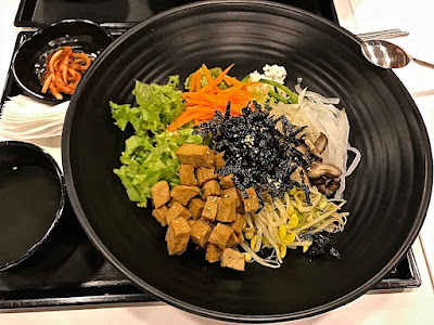 Paik's Bibim, marinated tofu bibimbap