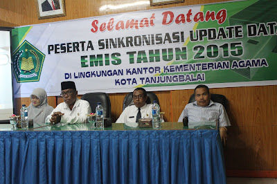 Sinkronisasi Update Data EMIS Pendidikan Madrasah Tahun 2015