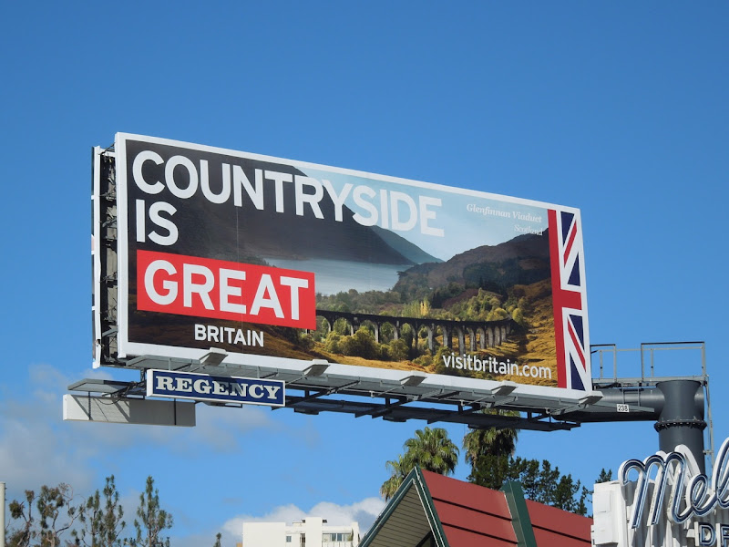 Visit Britain billboard