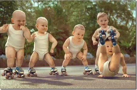 Take a look at the video. Look at the gang of infants breakdancing and 
