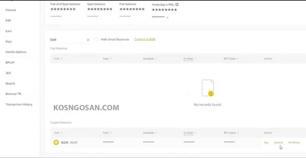 cara top up binance