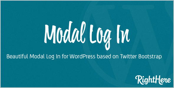 Modal Log In for WordPress - CodeCanyon Item for Sale