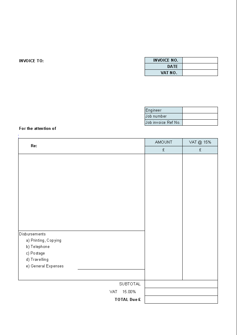 decisive free printable blank invoices russell website