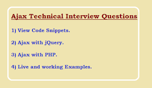 Ajax technical interview questions and answers for experienced