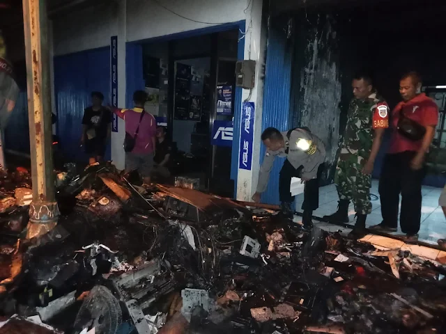 Toko Komputer di Purbalingga Terbakar, Begini Kronologinya