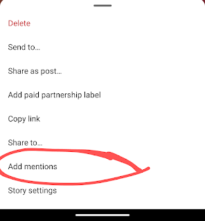 HOW TO ADD MENTION TO IG STORY AFTER POSTING