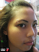 Eyebrow piercing. Posted by Vie G. Labels: Eyebrow piercing