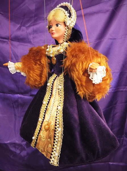 Katherine Howard, Tudor Queen, Pelham puppet, marionette