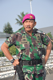 Komandan Korps Marinir  Letnan Jenderal TNI (Mar) M. Alfan Baharudin