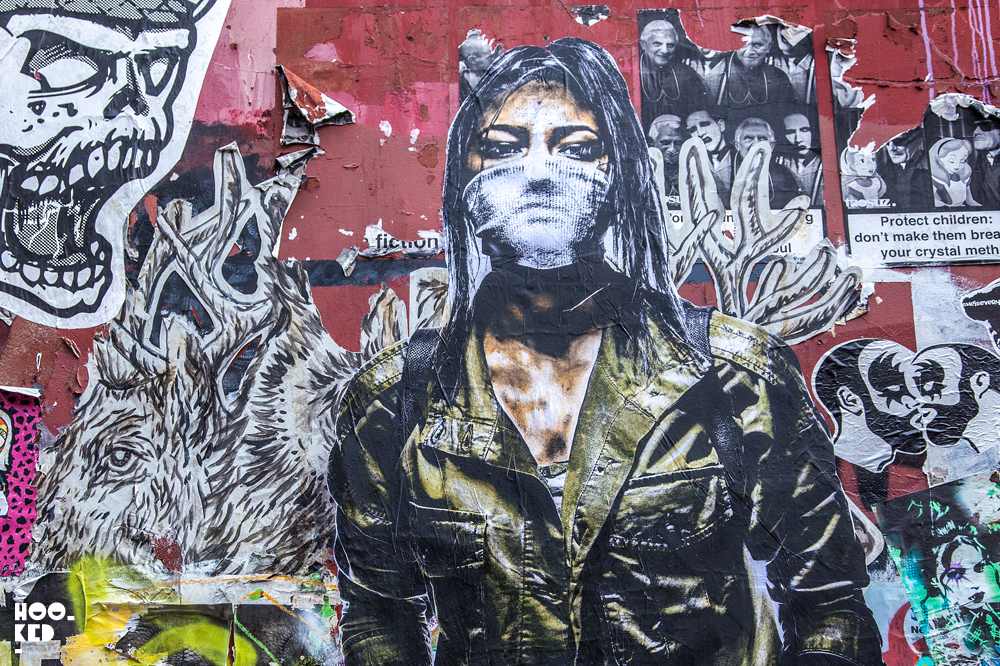 American Street Artist Eddie Colla in London