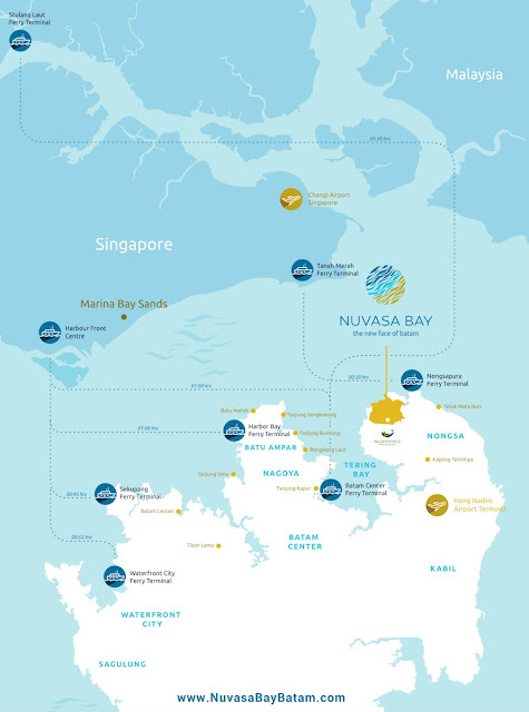 Nuvasa Bay Batam Map Location