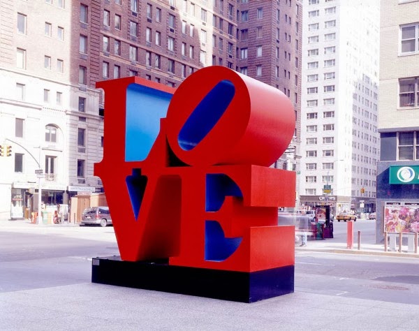 LOVE sculpture by Robert Indiana