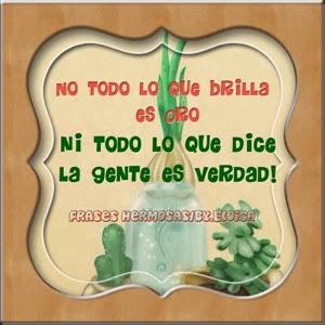 No todo lo que brilla es oro