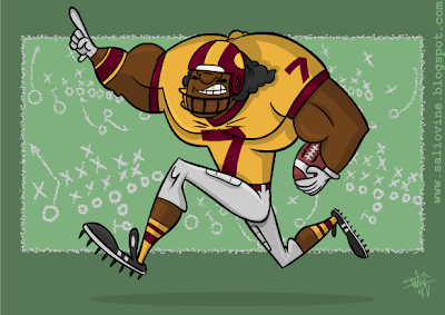 how to draw a football player