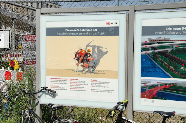 Baustelle Informationen, DB Netze, Am Berliner Hauptbahnhof, Europaplatz 1, 10557 Berlin, 03.08.2015