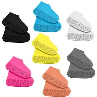 Anti-slip Shoe Cover Large - since the shoe protector has a non-slip bottom, waterproof silicone shoe they are perfect for raining days hown - store.