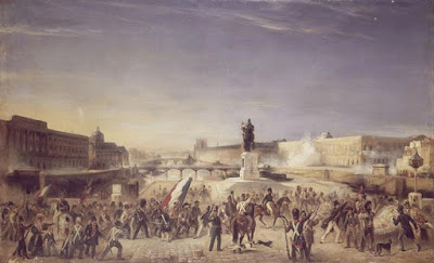 Attaque du Palais du Louvre le 29 juillet 1830. École française du XIXe siècle. Paris, Musée Carnavalet.