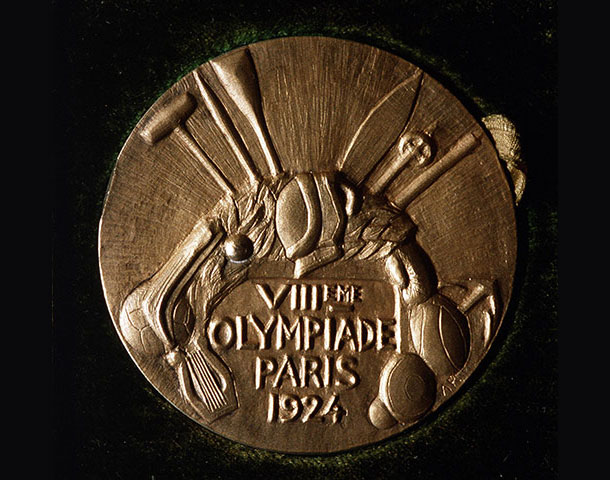 medalla olimpica 1924