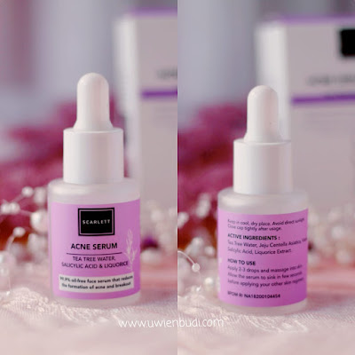 review scarlett acne serum