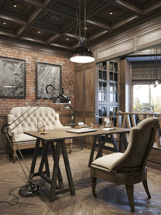 Offices with an industrial interior design touch | Vintage Industrial Style