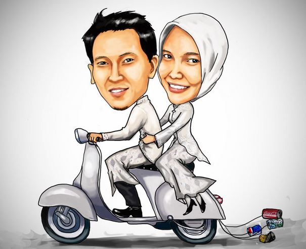 CONTOH GAMBAR KARIKATUR WEDDING Karikatur Kartun Pre 