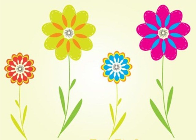 Pictures Of Flowers Vector