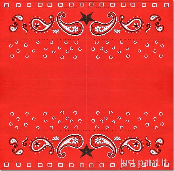Download Paint A Bandana Print - Just Paint It Blog
