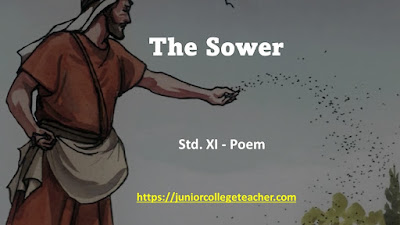 Std. XI- 2.2 The Sower