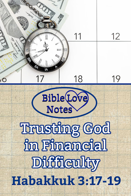 My husband and I lost a large amount of money while serving the Lord...But God Comforted us!
