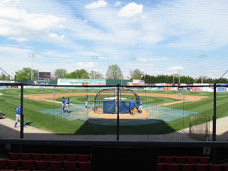 Home to center, Municipal Stadium