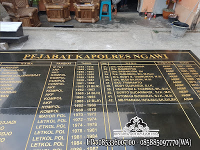 Prasasti Papan Nama, Prasasti Name Board, Prasasti Hitam Granit