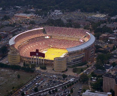 Domer Law Blog: Most Intimidating College Football Stadiums  football law blog