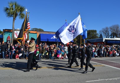Leading the Christmas Parade