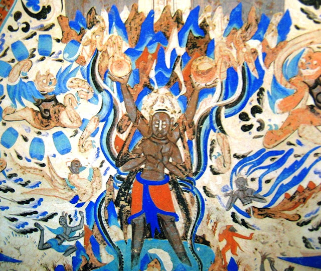 Asura en la cueva de Mogao