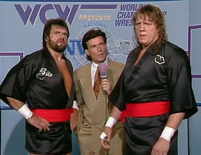 WCW Clash of the Champions XIX - Eric Bischoff interviews Dr. Death Steve Williams and Terry 'Bam Bam' Gordy